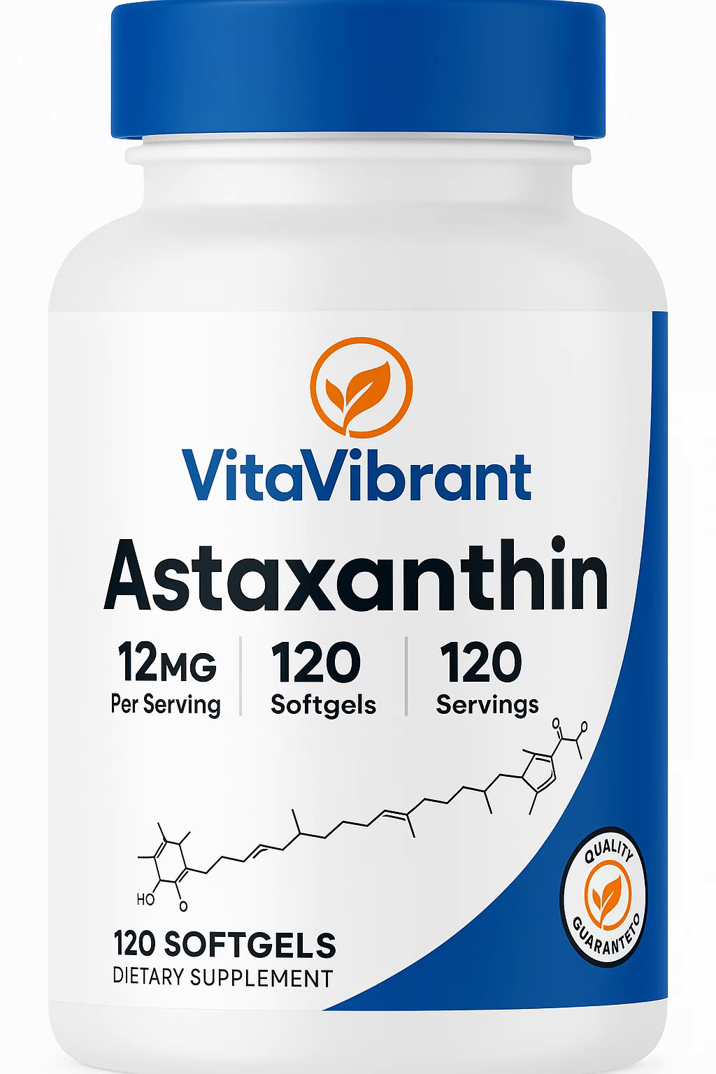 Astaxantina 12 mg – Antioxidante Natural Potente para Piel, Vista y Energía Celular